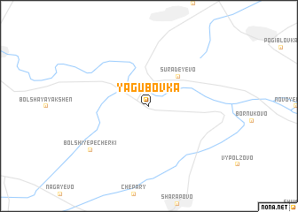 map of Yagubovka