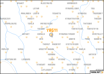 map of Yagyi