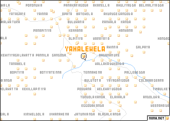 map of Yahalewela