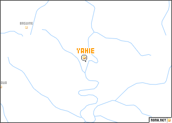 map of Yahié