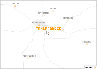 map of Yahl Paddock