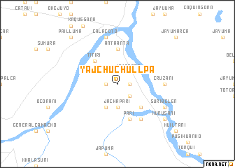 map of Yajchu Chullpa