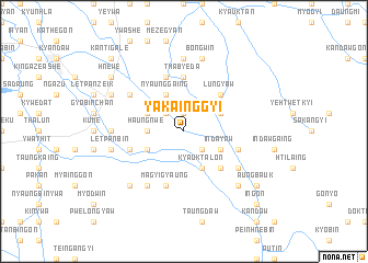 map of Yakainggyi