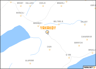 map of Yakaköy