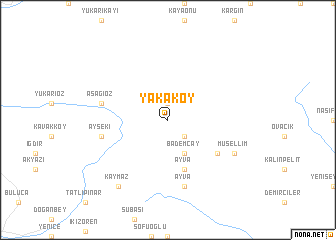 map of Yakaköy