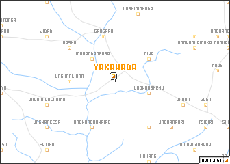 map of Yakawada
