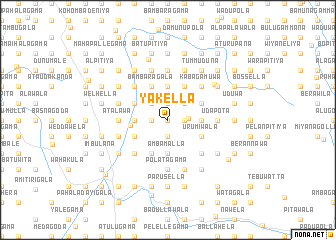 map of Yakella