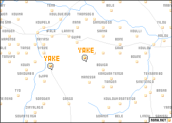 map of Yaké