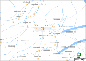 map of Yakh Kārīz