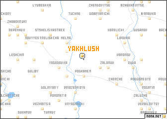 map of Yakhlush