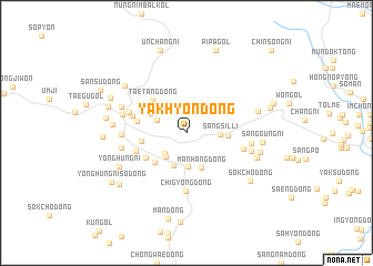 map of Yakhyŏn-dong