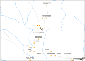 map of Yakidji