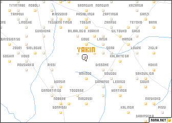 map of Yakin