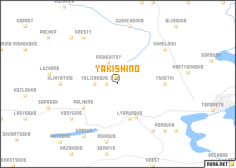 map of Yakishino