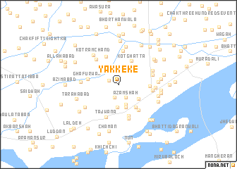 map of Yakkeke