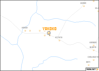 map of Yakoko