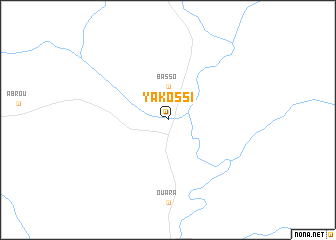 map of Yakossi