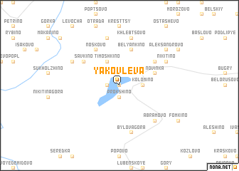 map of Yakovleva