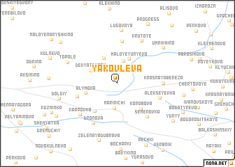 map of Yakovleva
