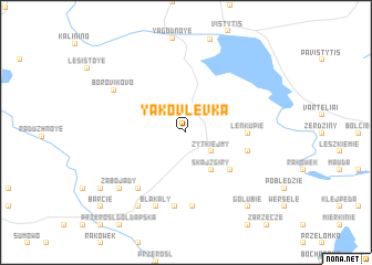 map of Yakovlevka