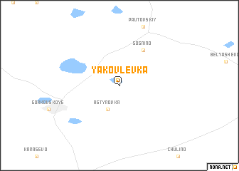 map of Yakovlevka