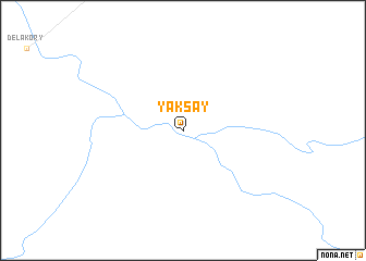 map of Yaksay