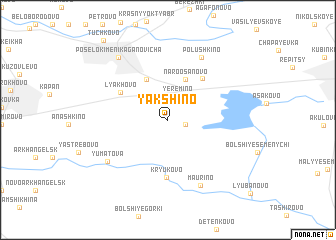 map of Yakshino