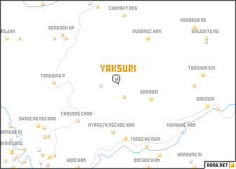 map of Yaksu-ri