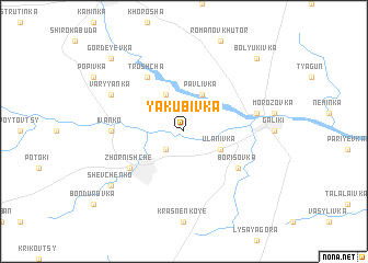 map of Yakubivka