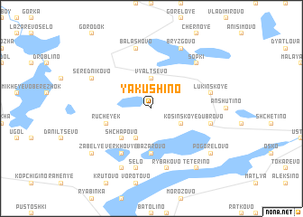 map of Yakushino