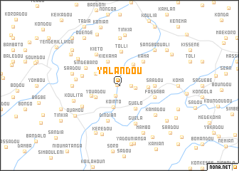 map of Yalandou