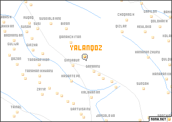 map of Yālānqoz