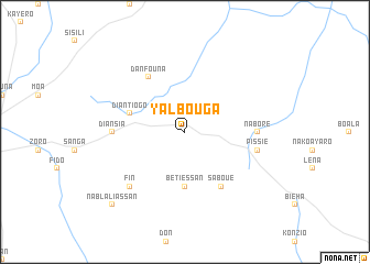 map of Yalbouga