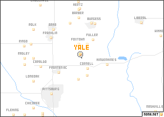 map of Yale