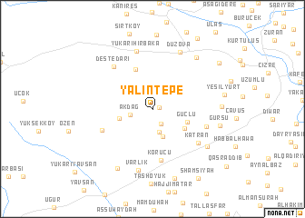 map of Yalıntepe