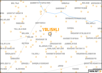 map of Yalishlī