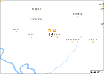 map of Yali