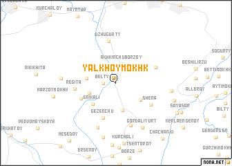 map of Yalkhoy-Mokhk