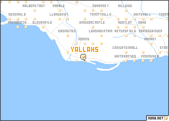 map of Yallahs