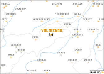 map of Yalnızdam