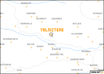 map of Yalnıztepe