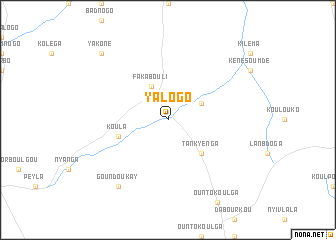 map of Yalogo