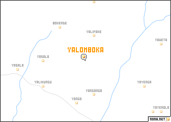 map of Yalomboka