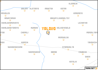 map of Yalovo