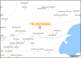 map of Yālqūz Āghāj
