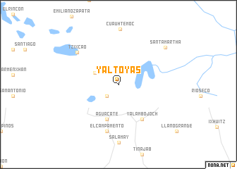 map of Yaltoyas