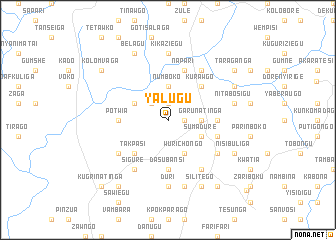 map of Yalugu