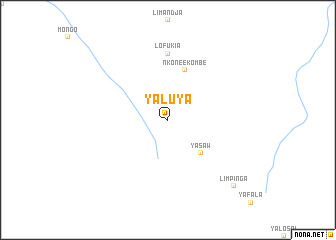 map of Yaluya