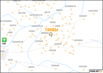 map of Yamadi