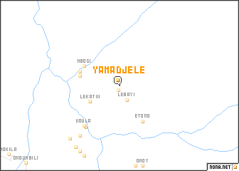 map of Yamadjélé